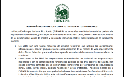 Pronunciamiento de FUPNAPIB sobre las llamadas Zonas de Empleo y Desarrollo Económico – ZEDE